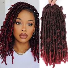 14Inch Butterfly Locs Soft Distressed Faux Locs Crochet Hair Wigs Crochet Braids Synthetic Hair Extensions Suitable For All Holidays