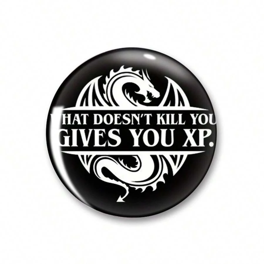 44mm 1.7inch Pins Broach DIY Buttons Snap-In Craft - Black - View 1