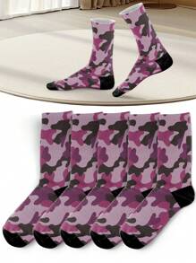 1 Pair Of Women's Crew Socks,Long Socks,White Socks,Black Socks,Women Socks,Cute Socks,Girls Socks,Short Socks, That Absorb Moisture And Sweat, Are Soft,Breathable, Moisture Wicking, Sweet, And Cute. They Can Be Worn For Home, Office, Leisure, And All Seasons. Colors Are Random