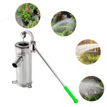 YUNRUX Hand Pump, Hand Pump, Groundwater Hand Pump, Water Pump, Garden Pump - Silver - View 2
