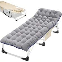 ABORON Oversized XXL Folding Camping Cot W/Mat For Adults, 78" L X 32" W X 18" H, Heavy Duty Outdoor Bed With Carry Bag,1200 D Layer Oxford Travel Camp Cots - 黃色 - 查看 1