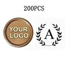 200 Pcs Wax Seals Stickers, Custom Logo Wax Stickers, Handmade Wax Seal Stickers For Wedding Invitation, Self-Adhesive Envelope Wax Stickers-Bronze,Back To School,School Supplies,Multi-Functional,Ornamental,Reusable,Modern,Colorful,Cute,Vintage,Cartoon,Kawaii,Custom,Personalized,Unique,Customized,Workers,Clients,Students,For Business/Work/Office,For School,School Supplies,Back To School,For Office,For School,For Classroom,For Teacher Gifts,For University,For Colleague,For Dorm Rooms,For Teacher,For Boys And Girls,For Teenagers,Junior High School Students,Middle School Students,High School Senior High School Students,College Students,University Students,Freshman,Sophomore,Underclassmen