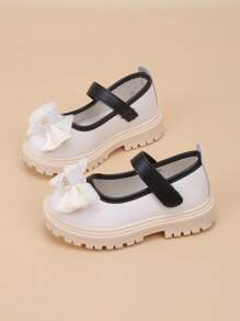 Girls' Leather Princess Shoes, New Spring Autumn Kids Shoes, British Style For Toddler