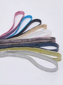 1 Pair Round Black Shoelaces Suitable For Casual Shoes, Sports Shoes, Canvas Shoes, Basketball Shoes, Outdoor Shoes - Multicolor - View 5