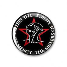 44mm 1.7inch Pins Broach DIY Buttons Snap-In Craft - Black - View 1