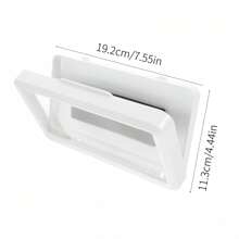 1 浴室手机支架、手机支架、手机壳、厨房壁挂式手机支架、淋浴手机支架、淋浴手机支架、PP 手机壳、防雾白色