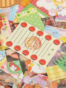 200 件多功能便签套装，涂鸦风格心情系列，复古美学，适合 DIY 剪贴簿、学校用品、返校