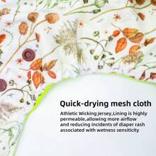 10 Stücke/6 Stücke/3 Stücke/2 Stücke/1 Stück AWJ Mesh-Futter Babytuch-Windel mit Bauchplatte, in einer Größe verstellbar, waschbar und wiederverwendbar für Baby Mädchenund Jungen - Verschiedenfarbig - Übersicht 9