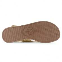 B2 Online 100% ORIGINAL Women's Via Uno Flatform Papete Sandal With INVOICE And WARRANTY - DOURADO - View 5