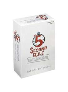 5 SECOND RULE Party Board Game Card, Multi-Player Board Game Party Supplies, Christmas Thanksgiving Holiday Gift, Dramatic Funny Family Game Birthday Gift, Family Interactive Game, Holiday Party Game,Family Party Entertainment Game Cards,Board Game Card Game, Interactive Game, Party Game, Holiday GameCreative Small Gift