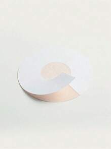 100 件装隐形乳头胶带一次性乳头垫胶带乳头贴无纺布乳头贴胸贴 - 卡其色 - 查看 7