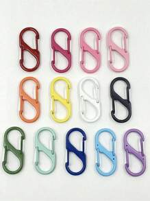 1/5/10pcs Mixed Color Backpack Zipper Lock Set For Men And Women Easy-Pull Buckle Anti-Theft Zipper Clip - Keep The Zipper Closed - Backpack Alloy Buckle With Two Spring Buckles For Luggage Suitcase Handbags Keys Purse DIY Accessories Travel Essentials Multi-Functional S Buckle Metal Buckle Hook For Travel Camping Outdoor Beach Summer Vacation Back To School