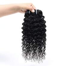 Deep Wave Clip In Hair Extensions Real Human Hair Deep Curly Clip Ins For Women 8 Pcs Brazilian Remy Human Hair Extensions With 18 Clips 100g - SNatural - View 3