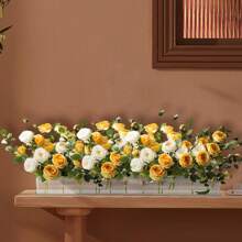 Acryl Vase, rechteckige Acryl Vase, transparente Blumen Tischdekoration für Esszimmer, Familienfeier, Heimdekoration, Raumdekoration, Blumenvase, Glasvase