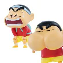 Miniso Mô hình Crayon Shin-Chan dạng hộp bí ẩn, chất liệu vinyl, nhiều tư thế ngộ nghĩnh, giao hàng ngẫu nhiên, vật trang trí tủ trưng bày và quà tặng hộp bí ẩn thú vị, thích hợp làm quà tặng Ngày Valentine (1 mô hình giao ngẫu nhiên) - Nhiều màu - Xem 4
