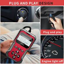 High - End Universal OBD Scanner - Precise Car Engine Fault Code Reader & CAN Diagnostic Device For 1996+ OBD2 - Compliant Vehicles, Effortlessly Read And Clear Codes - Blue - View 8