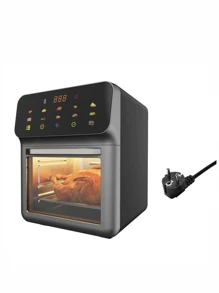 RAF 9.5Quarts Food Essentials And Family Helpers Smart Air Fryer Oil-Free Electric Fryer Household Electric Oven Kitchen Toaster Multifunctional Microwave Fans Oven Smart Assistant Enjoy Life Kitchen Appliance Cooking Electric Touch Screen 10-In-1 Function