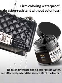 30克/1.06盎司黑色鞋油 - 专业皮革鞋油 - 可重新着色并抛光皮革，使鞋靴光滑，鞋履，春夏精选，伴娘礼物，房间，卧室装饰，海滩，旅行，男士，女士，度假 - 黑色 - 查看 2