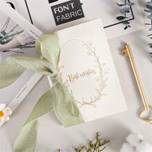 1pc Wedding Vow Card For Bride And Groom, Marriage Ceremony Speech Card - Multicolor - View 7