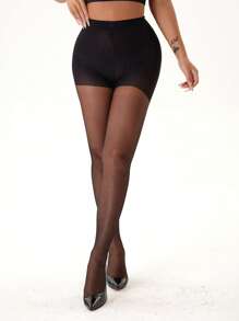 1 pièce Collants transparents sexy et 40D pour femmes