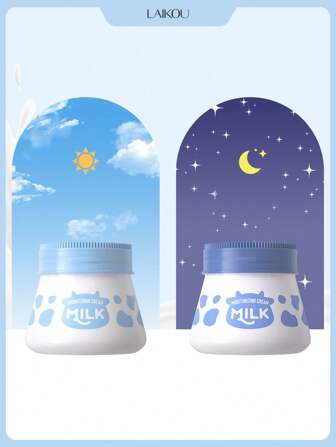 LAIKOU 2 Piezas de Crema Facial, para usar por la mañana y la noche, crema facial iluminadora de día y crema facial hidratante de noche 55g+55g, nutrición profunda y uniformidad del tono para mujeres de todo tipo de piel