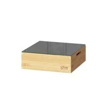 Atmosphera Capsule Holder With 2 Bamboo Drawers. Free Shipping 24/72h. - Black - View 8