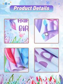 1pc Purple Mermaid Style Background Cloth,Purple Mermaid Tail Pattern Birthday Banner With "Happy Birthday", Background Cloth Perfect Decoration Birthday Party, Birthday Ceremony Family Holiday Party Room Wall Decoration, Outdoor Party Fence Decorations,Birthday Decor