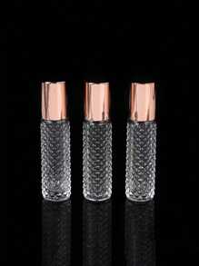 1 件 10ml 精油滚珠瓶、香水瓶、玻璃球按摩空瓶、便携式滚珠玻璃瓶 - 無色 - 查看 7