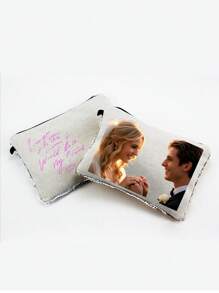 1pc Custom Change Bag Small Bag Personalized Sequin Bag Custom Photo Change Bag-Magic Double-Sided Home Decoration Personalized Gift Anniversary Decoration Home Decoration Fashion Bag For Women Wallet Mini Wallet Purse Wallet Coin Wallet