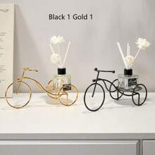 1PC/2PCS Statua rowerowa-nowoczesny styl żelazna sztuka do wystroju domu, kreatywny rower mały stojak do przechowywania butelek perfum do salonu, biura, półki na książki, ekspozycji szafki, odpowiedni do dekoracji sypialni i biurka