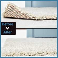 4/8/10/12/16/24 piezas Almohadillas antideslizantes para alfombra, agarradores de alfombra adhesivos reutilizables, de doble cara, lavables de cinta de PU