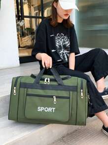 Travel Gym Bag Waterproof Short-Distance Travel Bag Portable Sports Fitness Bag Yoga Exercise Training Bag Large Capacity Tote Bag Handbag Duffel Bag,Foldable Large Capacity Portable Travel Bag Luggage Storage Bag Sports Gym Bag Long And Short Travel Bag, Large Capacity Travel Bag Short Trip Luggage Bag Portable Gym Bag