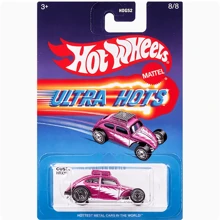 Mattel Hotwheels Super Hot Serie Retrò, 1:64 Modellino in lega da corsa, Giocattolo Avanzato Puka Hdg52, Serie di modellini di automobili, regalo di Natale e compleanno per ragazzi