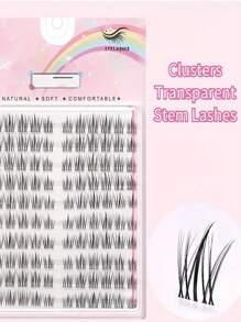 10 Pairs/Pack Sunny Flower-Style False Eyelashes, Cartoon Style, Reusable, Can Enlarge Eyes