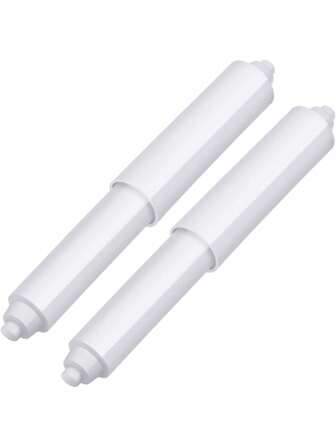 4PCS/2PCS/1pc White 15.8cm Approx. (6.22 In.) Toilet Paper Holder Spring Roller Replacement, Paper Holder Insert, Suitable For Most Bathroom Toilet Paper Rolls
