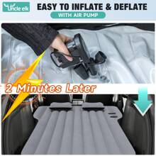 Umbrauto Inflatable SUV Air Mattress Fit For TeslaModel Y Mattress Portable Trunk Camping Bed Foldable Travel Sleeping Pad With Air Pump And Storage Bag For Outdoor - Xám - Xem 4