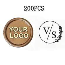 200 Pcs Wax Seals Stickers, Custom Logo Wax Stickers, Handmade Wax Seal Stickers For Wedding Invitation, Self-Adhesive Envelope Wax Stickers-Bronze,Back To School,School Supplies,Multi-Functional,Ornamental,Reusable,Modern,Colorful,Cute,Vintage,Cartoon,Kawaii,Custom,Personalized,Unique,Customized,Workers,Clients,Students,For Business/Work/Office,For School,School Supplies,Back To School,For Office,For School,For Classroom,For Teacher Gifts,For University,For Colleague,For Dorm Rooms,For Teacher,For Boys And Girls,For Teenagers,Junior High School Students,Middle School Students,High School Senior High School Students,College Students,University Students,Freshman,Sophomore,Underclassmen