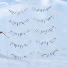 C Curl North Star Lower Lashes Slouchy False Lashes, Natural Simulation Fairy Lash, Comic Style, Suitable For Parties, Daily Travel Wear, Easy To Wear, DIY Eyelash Extension, Natural And Voluminous Look