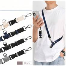 Adjustable Phone Lanyard Strap, Suitable For All Smartphone Models, Thick 0.8 Inch (2cm) Wide, Multifunctional Nylon Shoulder Strap, , For Hiking, Crossbody Bag