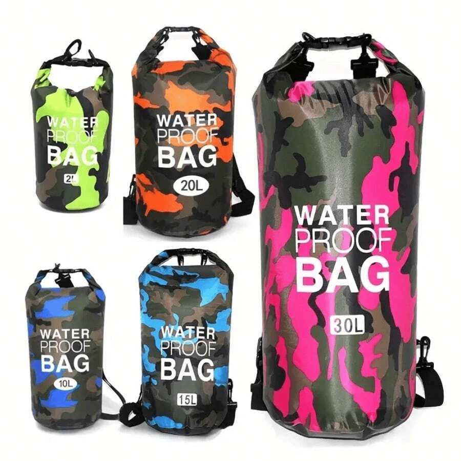5L Waterproof Sports Bags Swimming Dry Bag Camera Storage For Fishing Boating,Waterproof Backpack Bag,Bucket Bag Outdoor Rafting Waterproof Bag,Swimming Wet And Dry Separation Waterproof Bag,For Girl Boy Men Woman Basics Swim Bag Swimmers Tropical Coastal Vibes Beach Bag For Swimming Summer Island Holiday Vacation Beach Accessories Purse Wallet For Travel Holiday Pool - Multicolor - View 1