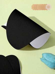 1 对隐形粘合防凸乳头贴，聚拢粘贴式乳贴，女士内衣及内衣配件 - 黑色 - 查看 5