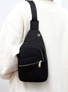 New Fashion Women Chest Bag Shoulder Crossbody Bag Waterproof Large Capacity With Data Port Backpacks Versatile