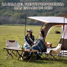 JeeLeeko Casa de Campaña Portátil,Tienda de Campaña para 4-6 Personas,Tienda Familiar de Fácil Instalación,Tienda para Acampar Impermeable con Alfombra de Piso y Toldo de Puerta,Adecuado para Al Aire