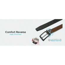 1 pieza Cinturón reversible de doble cara con hebilla deslizante para hombres, para uso casual, escolar, de negocios, novio, esposo, padre, regalo para hombre, uso diario, moda, adolescente, al aire libre, vacaciones, atlético, viaje, estilo bohemio, accesorios de otoño-invierno, adecuado para adolescentes, jóvenes, hombres, casual, al aire libre, atlético, vacaciones, regalos de graduación, cumpleaños, uso diario - Negro - Ver 8