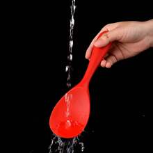 1 件家用不粘硅胶饭勺，适用于盛米饭和熟食、厨房用具、返校用品 - 彩色 - 查看 4