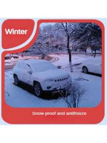 SUITU Car Windshield Sun Shade | Snow/Sun Protection Cover With Retaining Buckles | Ice & Snow Windshield Cover | Oxford Cloth | Car Windshield Protectors | Secure Fit Waterproof & Frostproof Covers | Sun Visor Protectors All-Weather Winter/Summer Car Windshield | Winter Snow Shield