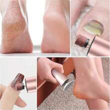 2 In 1 Electric File For Feet Pedicure Machine Nail Polishing Dead Skin Remover Callus Foot Grinding Trimmer Rechargeable Foot Care Tool 1200mAh