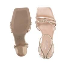 Women's Party Sandal With Rhinestones High Heel Geometric Shine Crystal Luxury Stessy Shoes Launch - 銅 - 查看 4