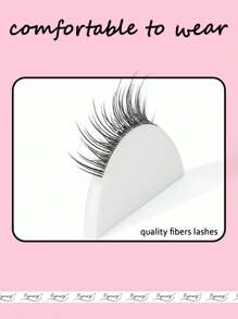 7 Pairs 3D Natural Looking Cluster False Eyelashes, Short Stalk Transparent Lashes With Manga Eye Effect For Cartoon Style Eye Makeup - Spiky Manga Lashes - View 5