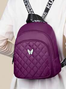 背包 新款韩版全时尚牛津布背包 时尚休闲大容量旅行书包 适合青少年夏季休闲户外运动或度假旅行或毕业礼物或生日装扮配饰 - 彩色 - 查看 7